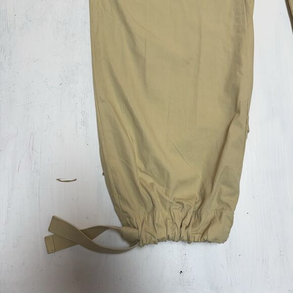 Vintage Ralph Lauren Cargo Distressed 100% Cotton Pants Safari Yellow 12 Utility - Picture 7 of 10